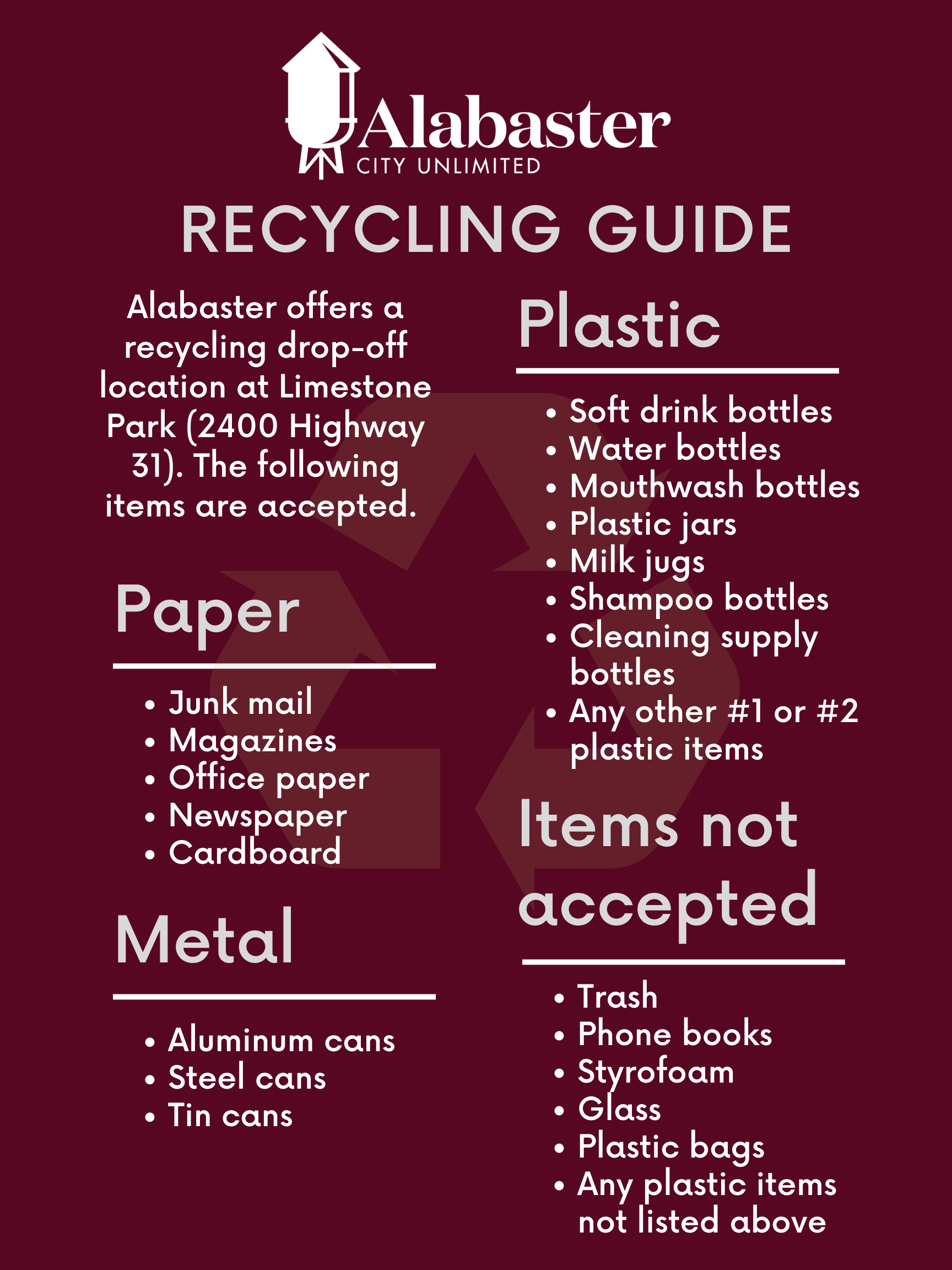 Alabaster Recycling Flyer v8.2022 (PDF)