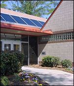 Front of the Albert L. Scott Library